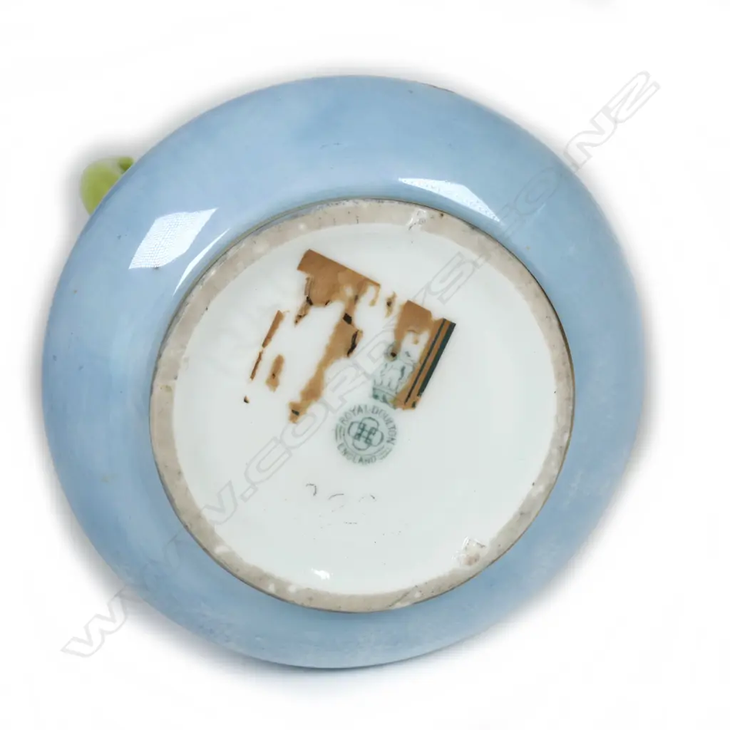 An early 20thC Royal Doulton hand painted specimen vase by A. Eaton Image 1++