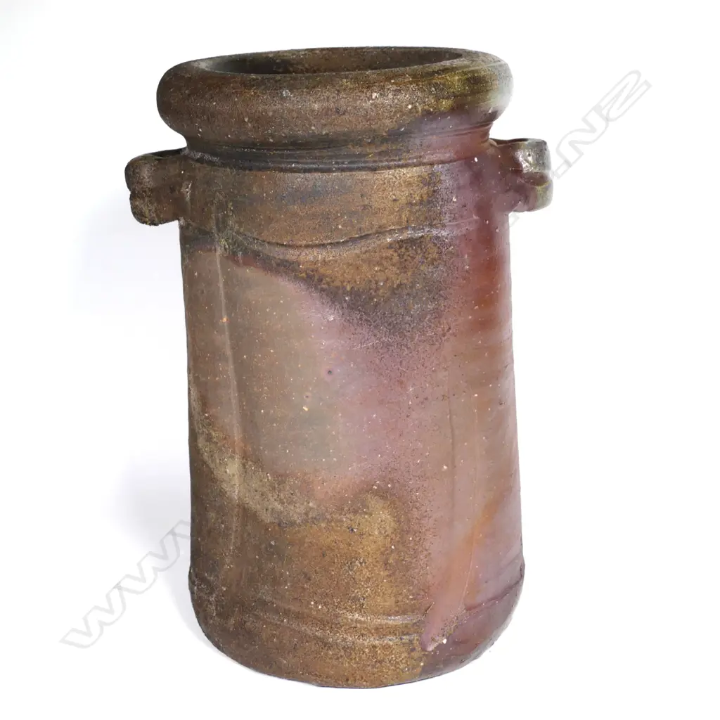 A Japanese Bizen studio pottery vase Image 1++