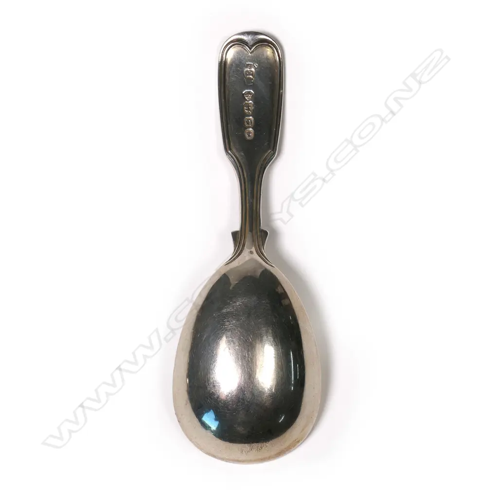 A Victorian silver tea caddy spoon Image 1++