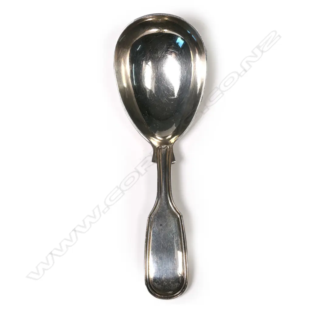 A Victorian silver tea caddy spoon Image 1++