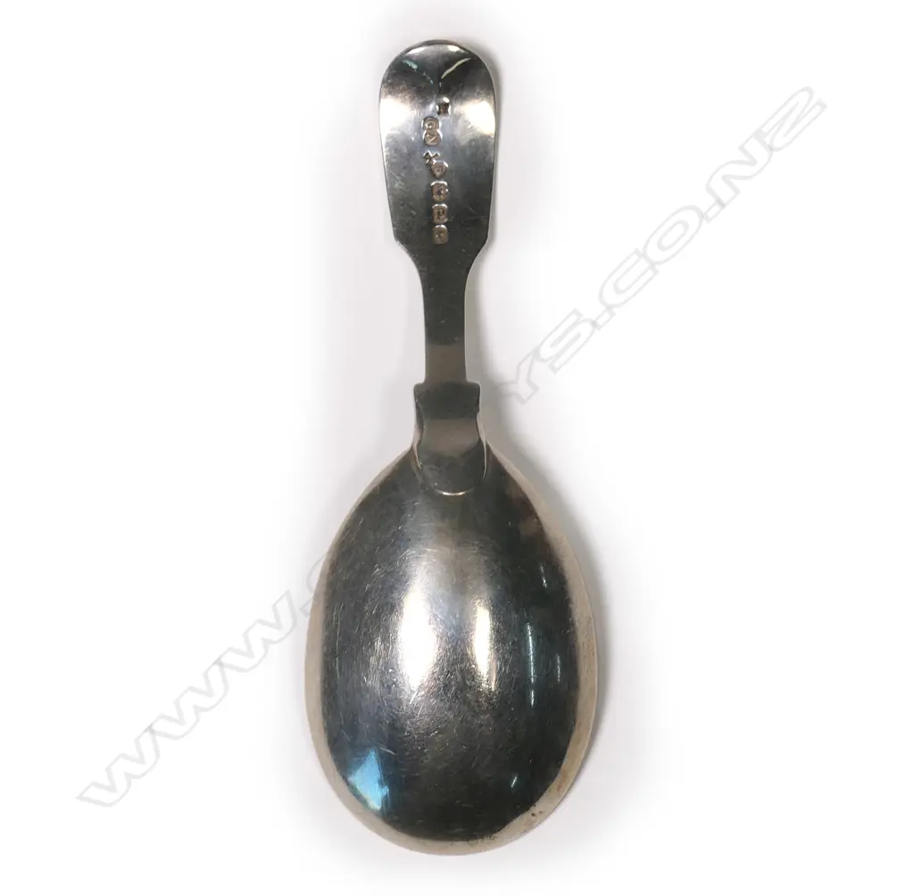 A Victorian silver tea caddy spoon Image 1++
