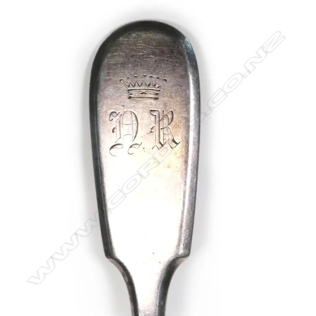 Four Russian silver serving spoons Image 1++