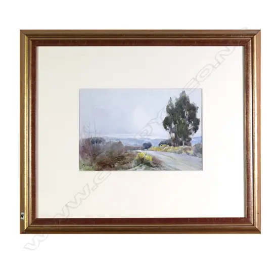 Mabel Hill (NZ/UK 1872-1956) Road Through a Landscape