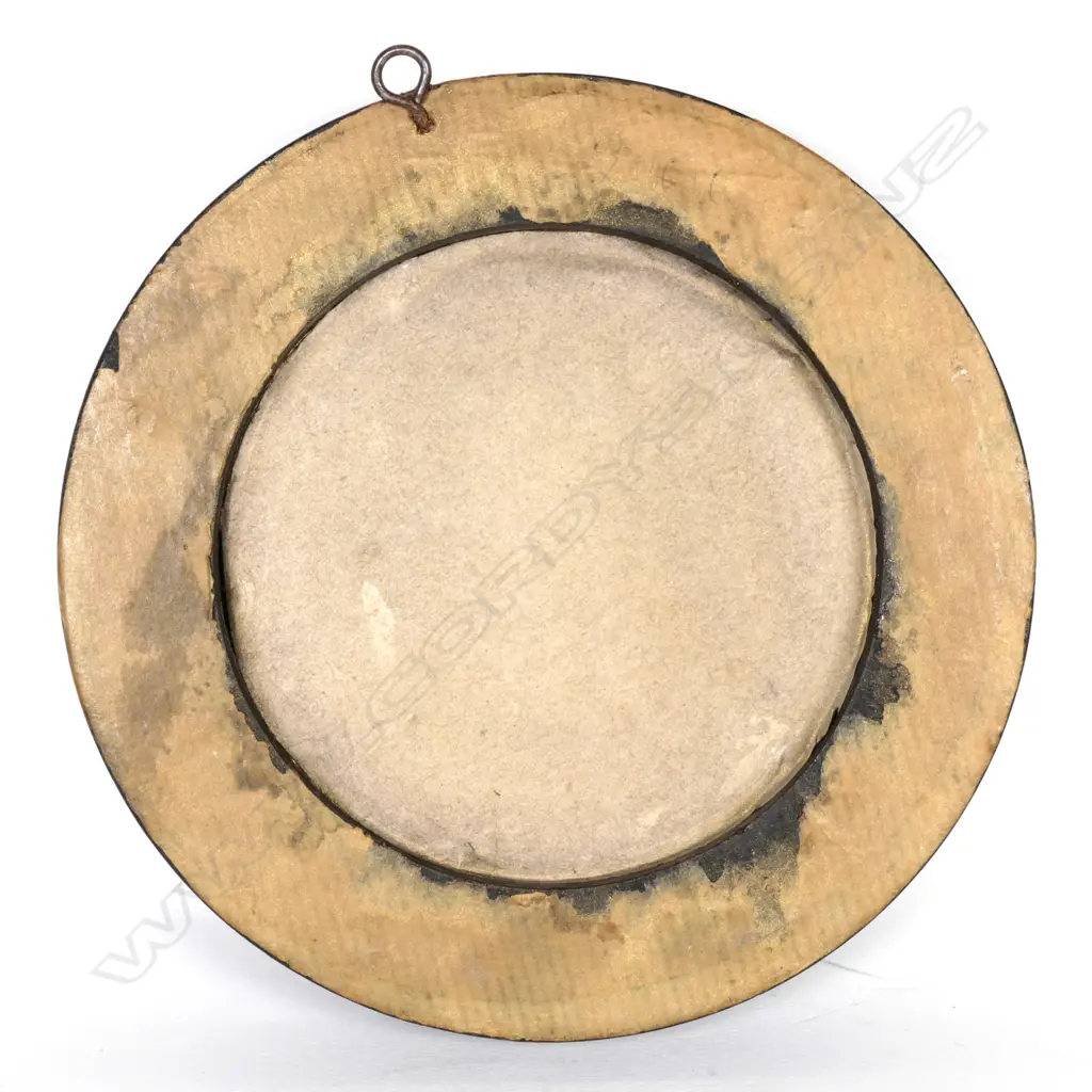 A 19thC bronzed relief portrait plaque of Lord Byron Image 1++