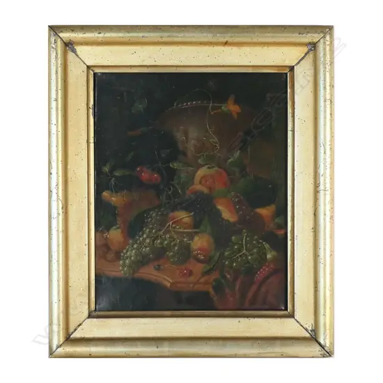 18thC European miniature oil on canvas