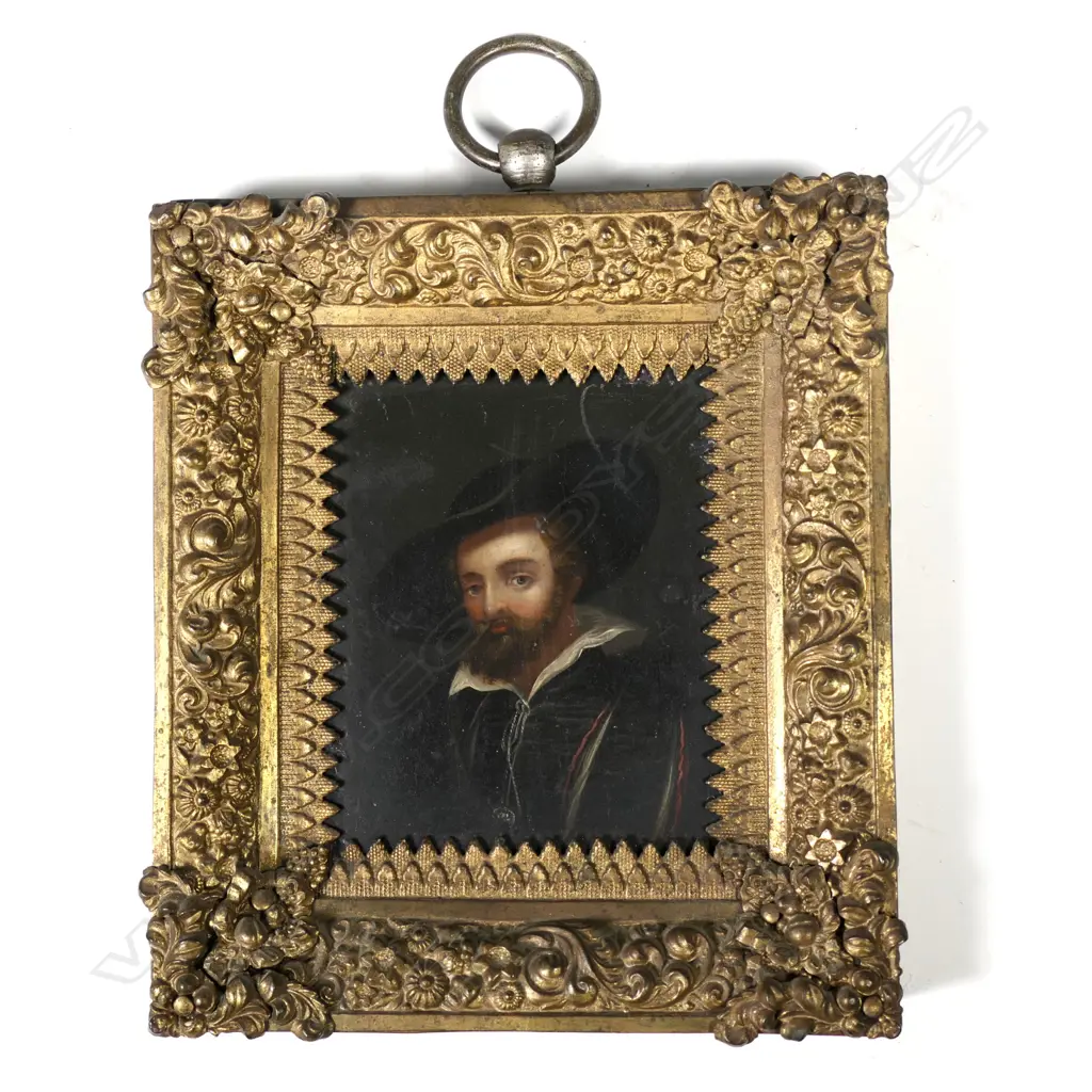A portrait miniature in oils on board Image 1++