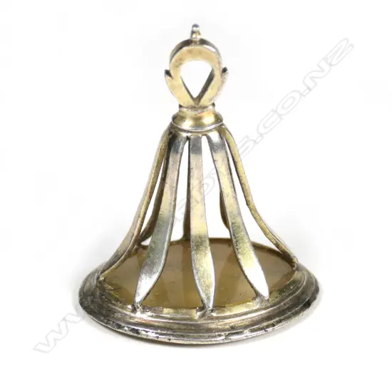 A Victorian silver gilt fob seal