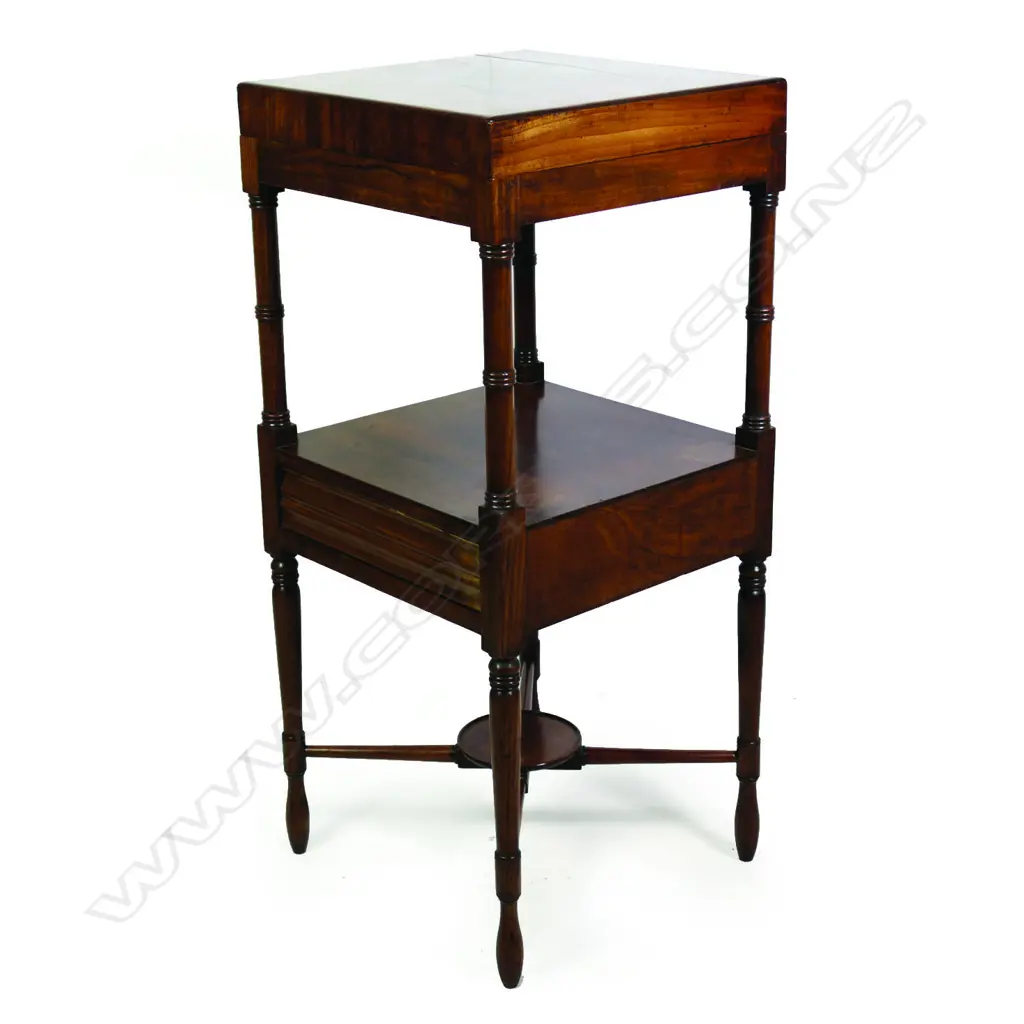A Georgian mahogany washstand Image 1++