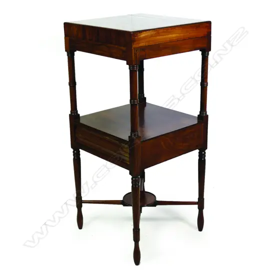 A Georgian mahogany washstand