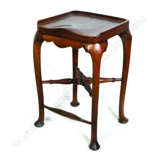 An unusual Victorian oak stool