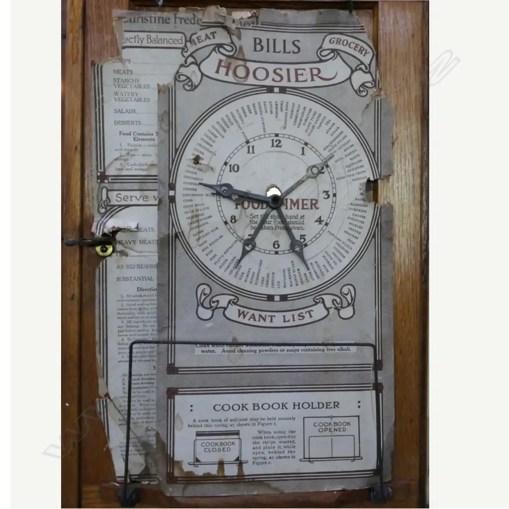 An American oak 1920s Hoosier kitchen cabinet Image 1++