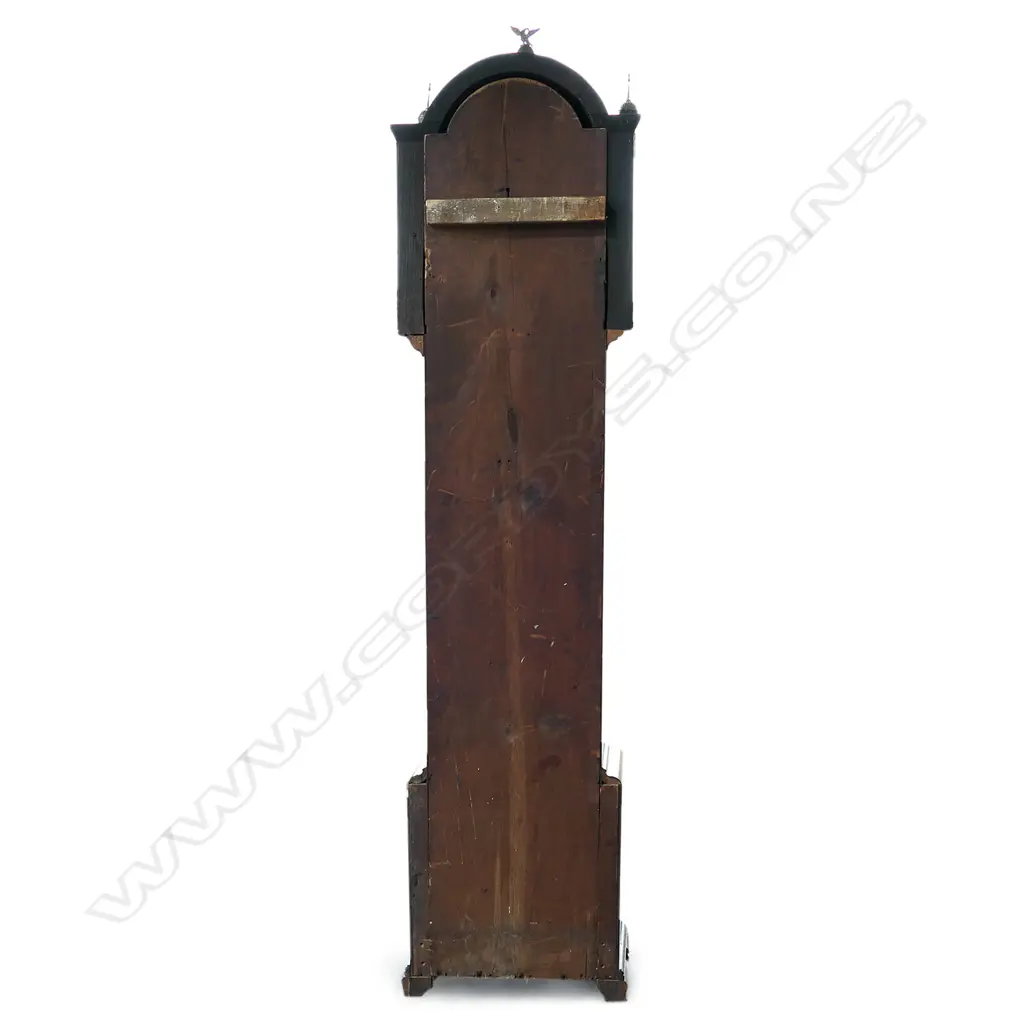 A Georgian mahogany and oak longcase clock Image 1++