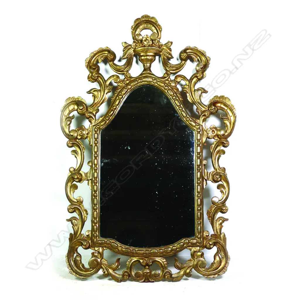 A French style gilt framed mirror Image 1++