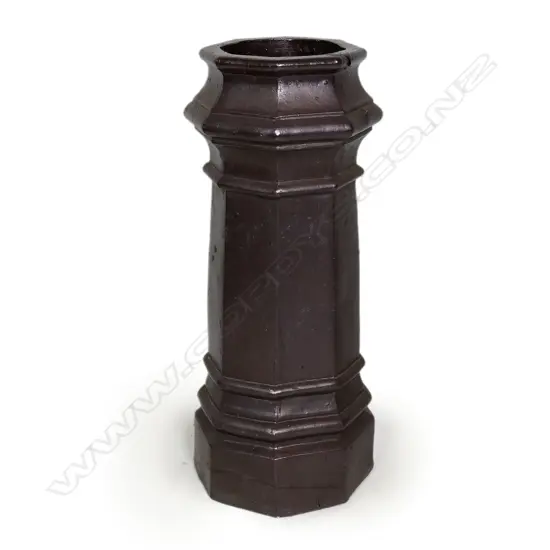 A c.1900 Herbert Hill (Wellington) salt glazed chimney pot