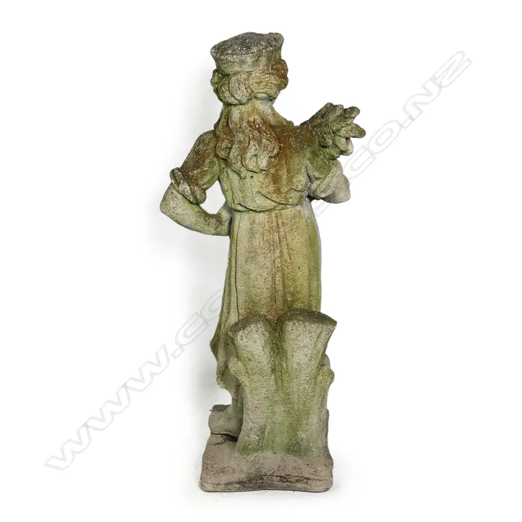 A vintage concrete garden statue Image 1++