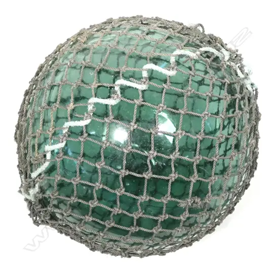 An old Japanese glass fishing float