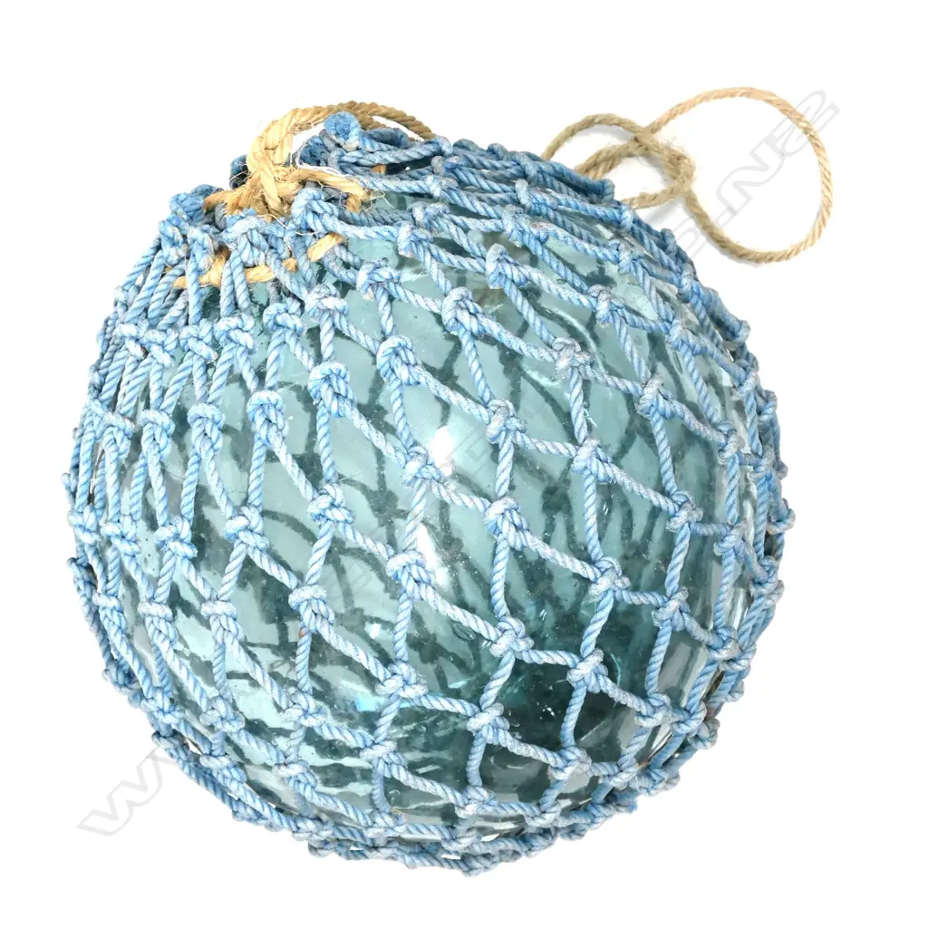 An old Japanese glass fishing float Image 1++