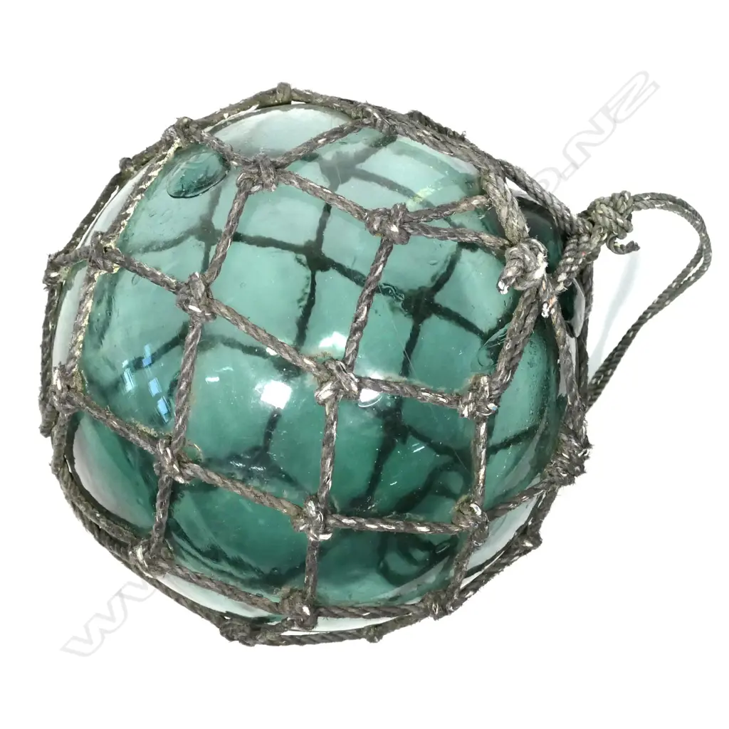 An old Japanese glass fishing float Image 1++