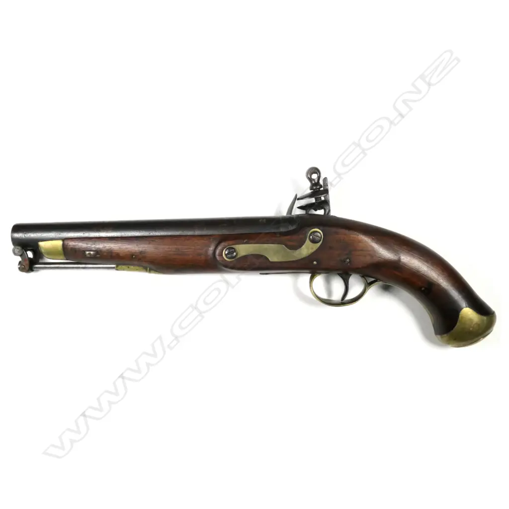 An early 19thC Dust of London flintlock pistol Image 1++