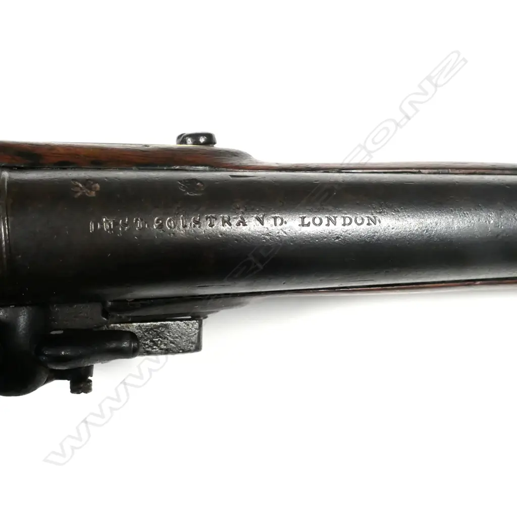 An early 19thC Dust of London flintlock pistol Image 1++