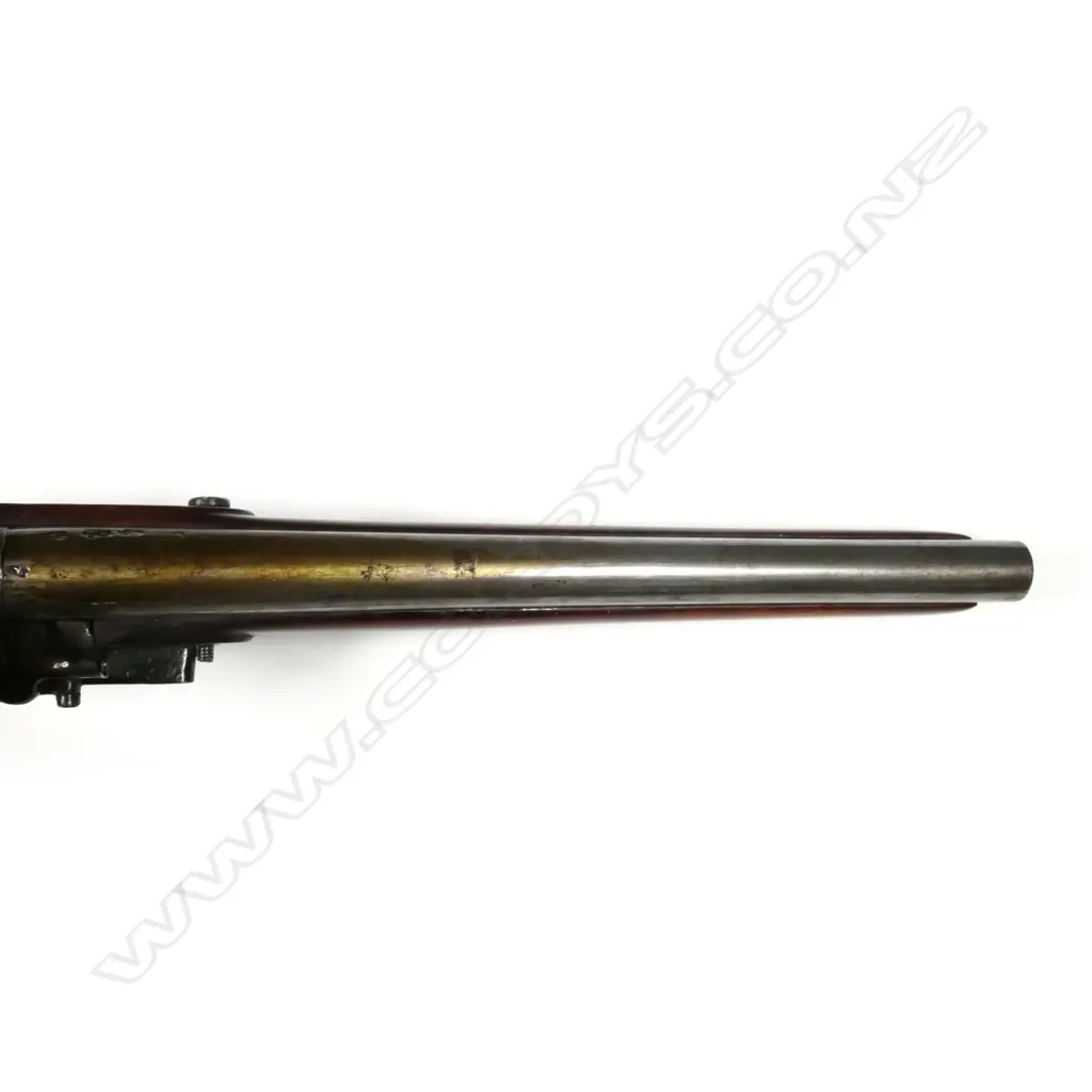 An English antique c.1800 flintlock seaman's pistol by Martin Brander and Thomas Potts Image 1++