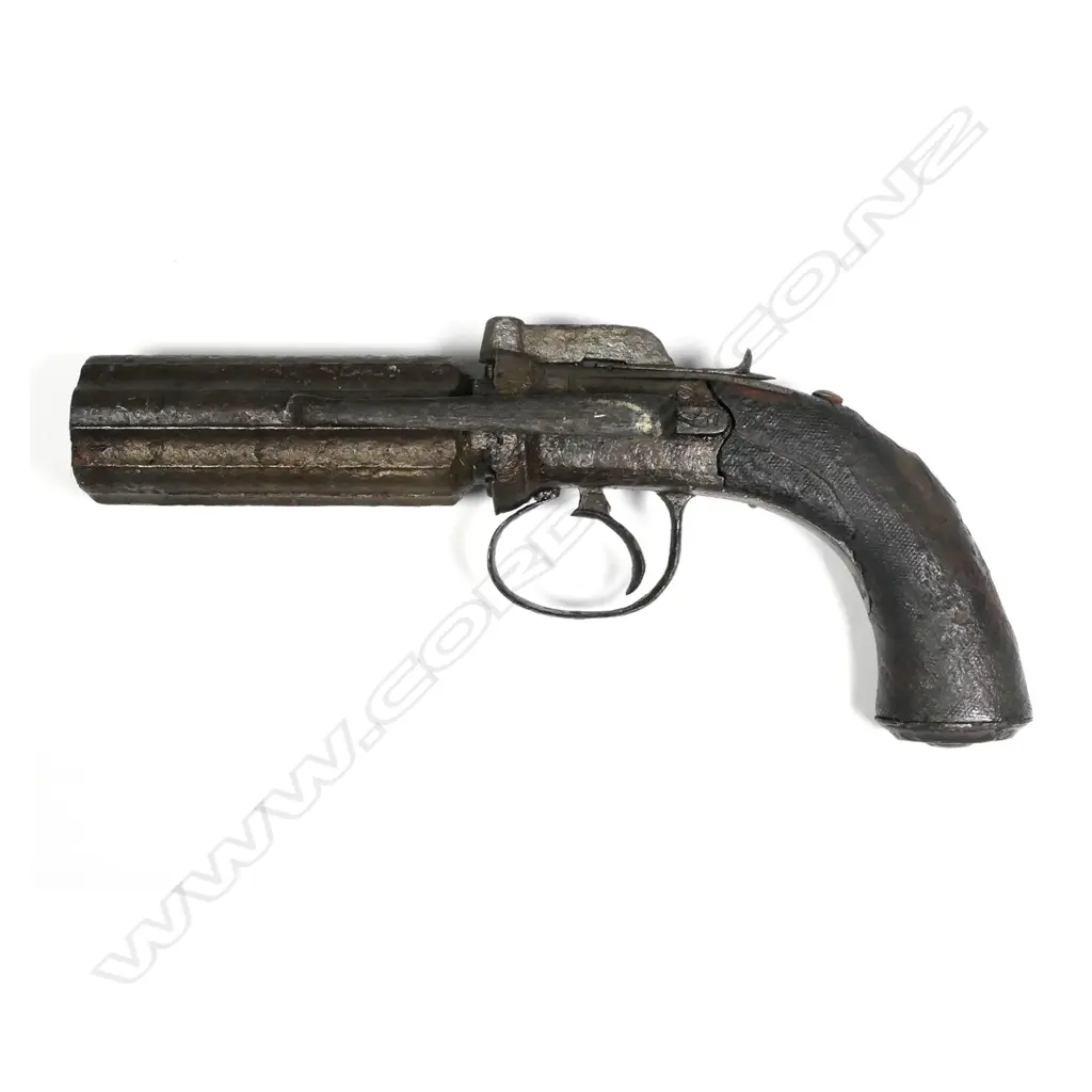 An early 19thC pepper box revolver Image 1++