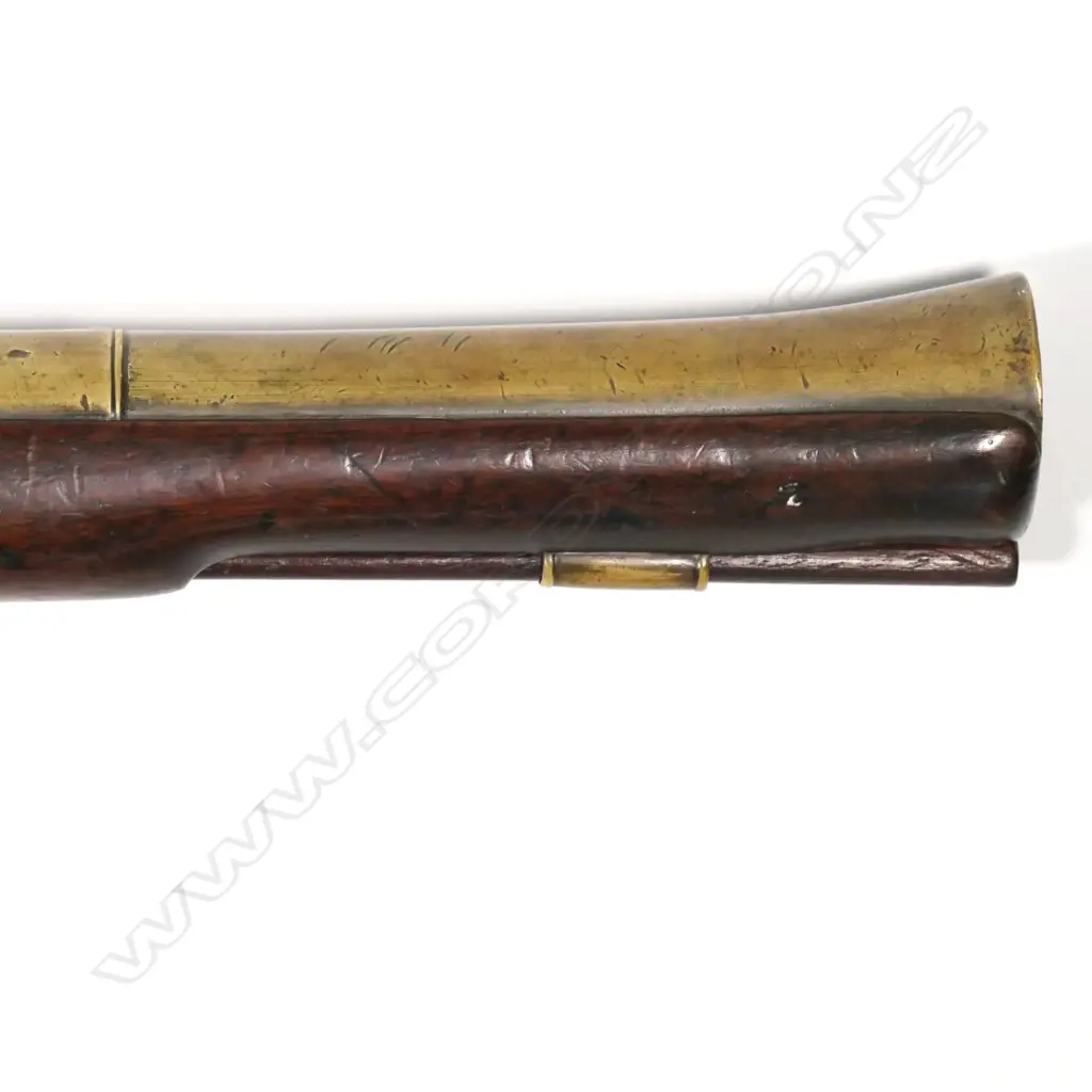 A George II brass barrelled blunderbuss Image 1++