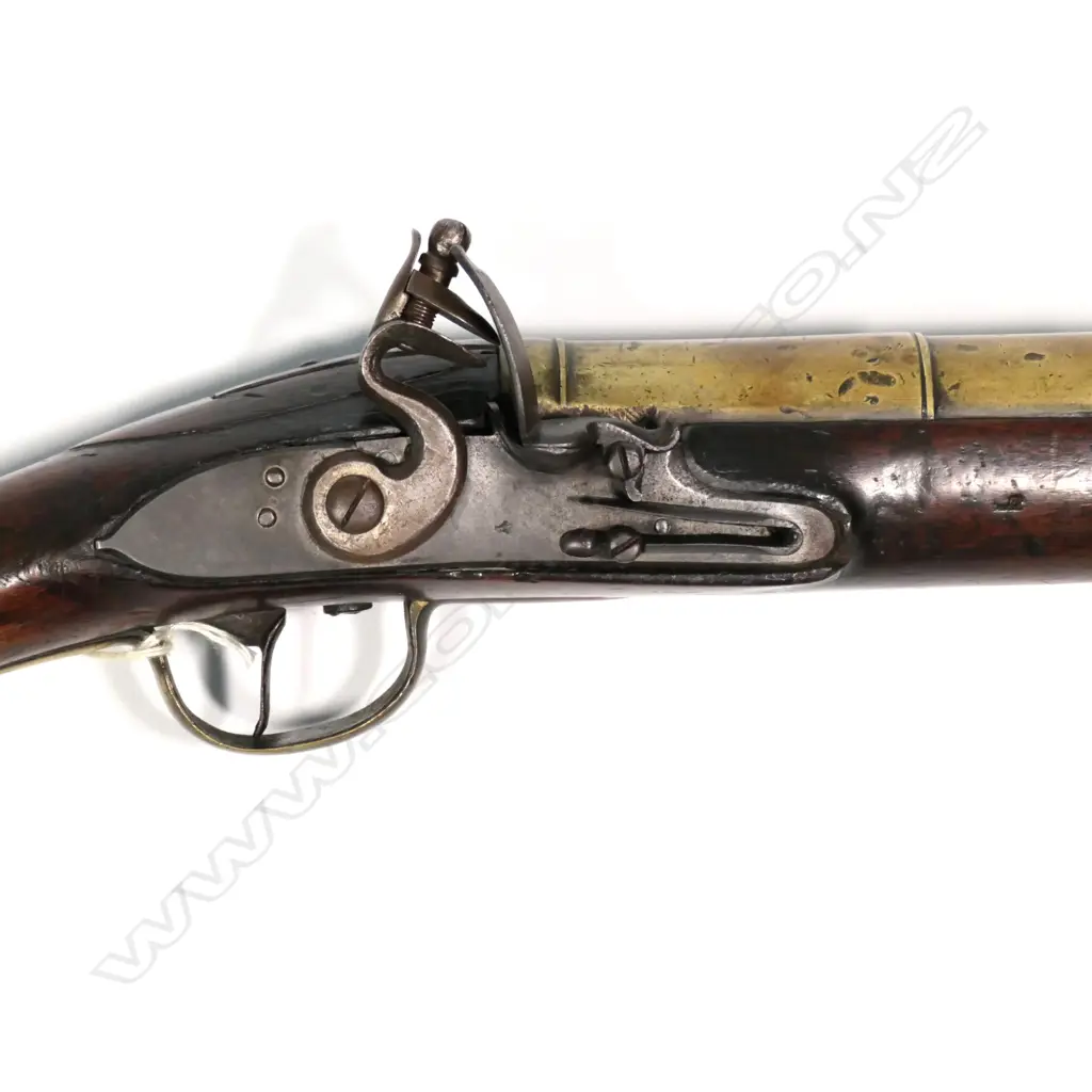 A George II brass barrelled blunderbuss Image 1++