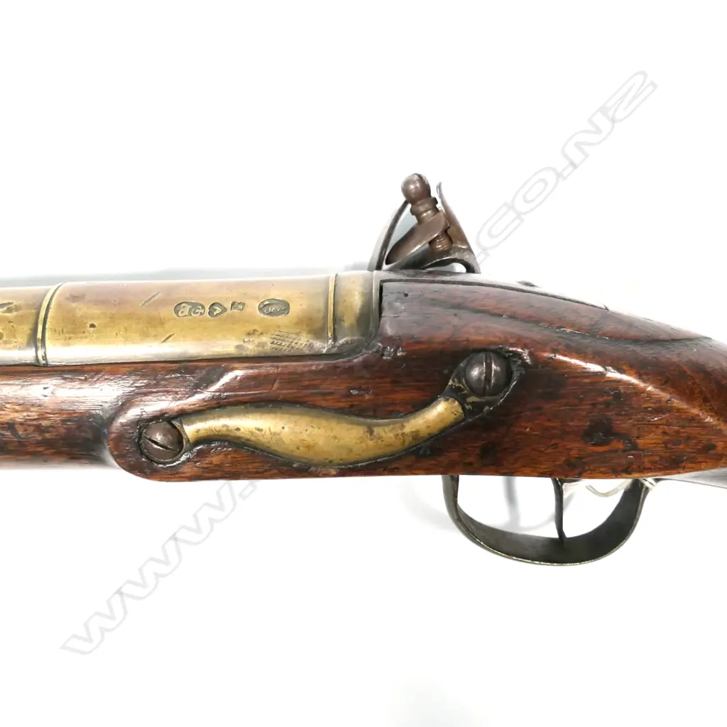 A George II brass barrelled blunderbuss Image 1++
