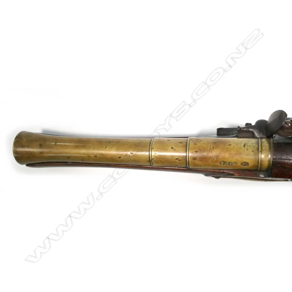 A George II brass barrelled blunderbuss Image 1++