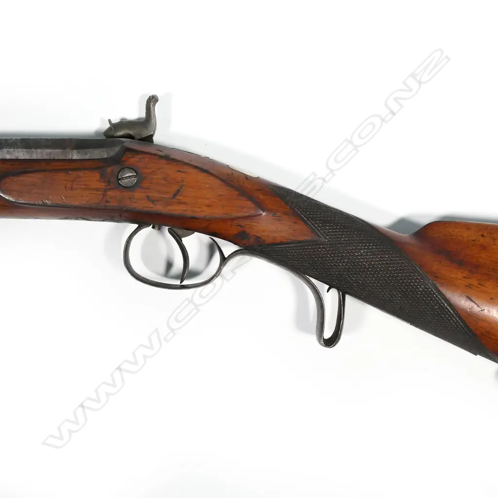 A c.1850 John Blanch & Son London muzzle loading hammer rifle Image 1++