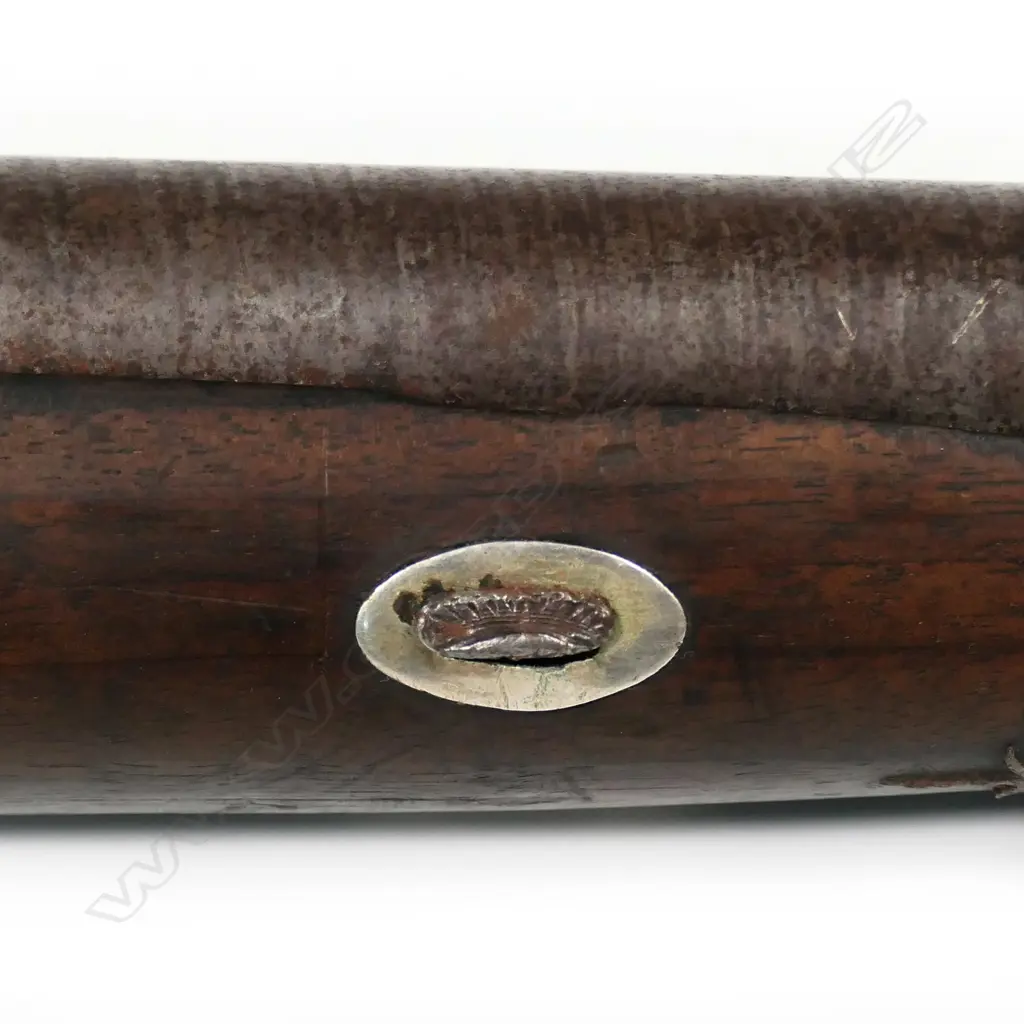 A C1850 John Blissett double barrel muzzle loading rifle combination shotgun Image 1++