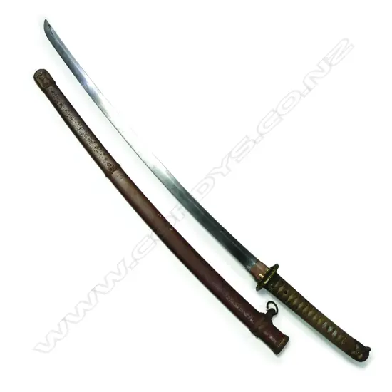 A WWII Japanese shin gunto katana sword