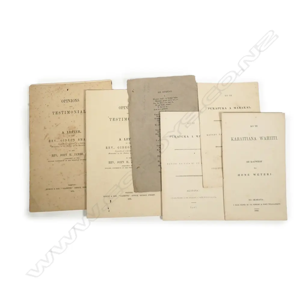 Ephemera associated with Wesleyan missionaries Gideon Smales and his son Ambrose Image 1++