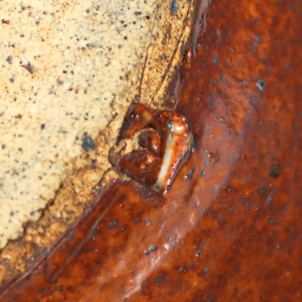 A Len Castle shino glazed pouring vessel Image 1++