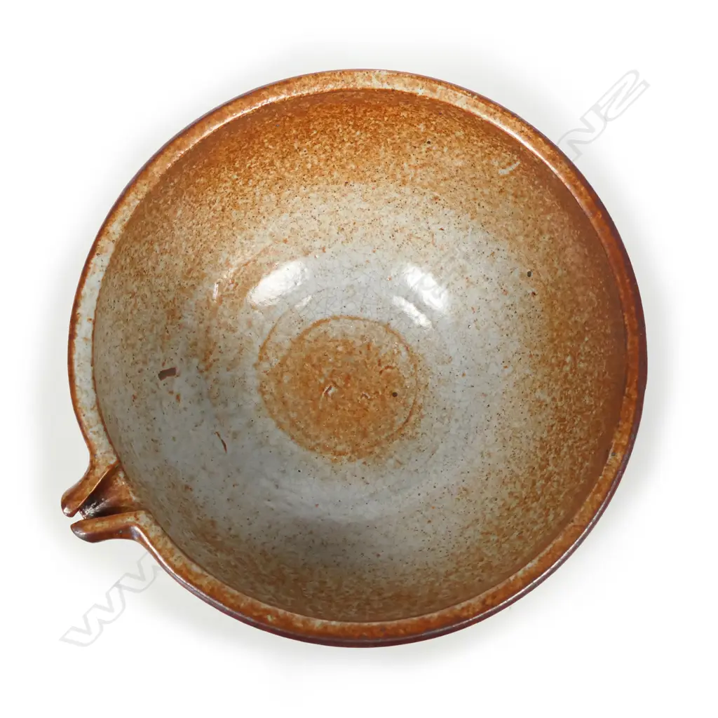 A Len Castle shino glazed pouring vessel Image 1++