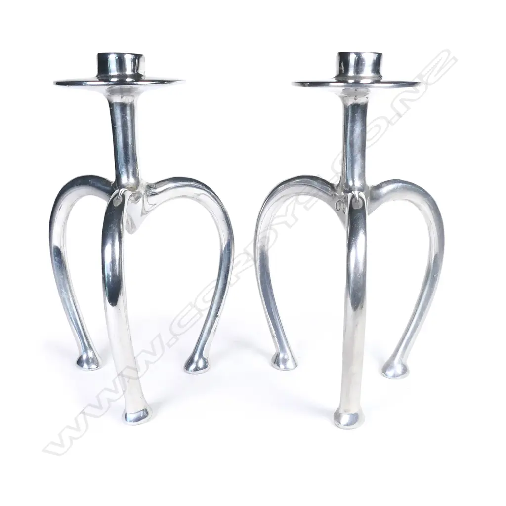 A pair of Stephan Rondel candlesticks Image 1++