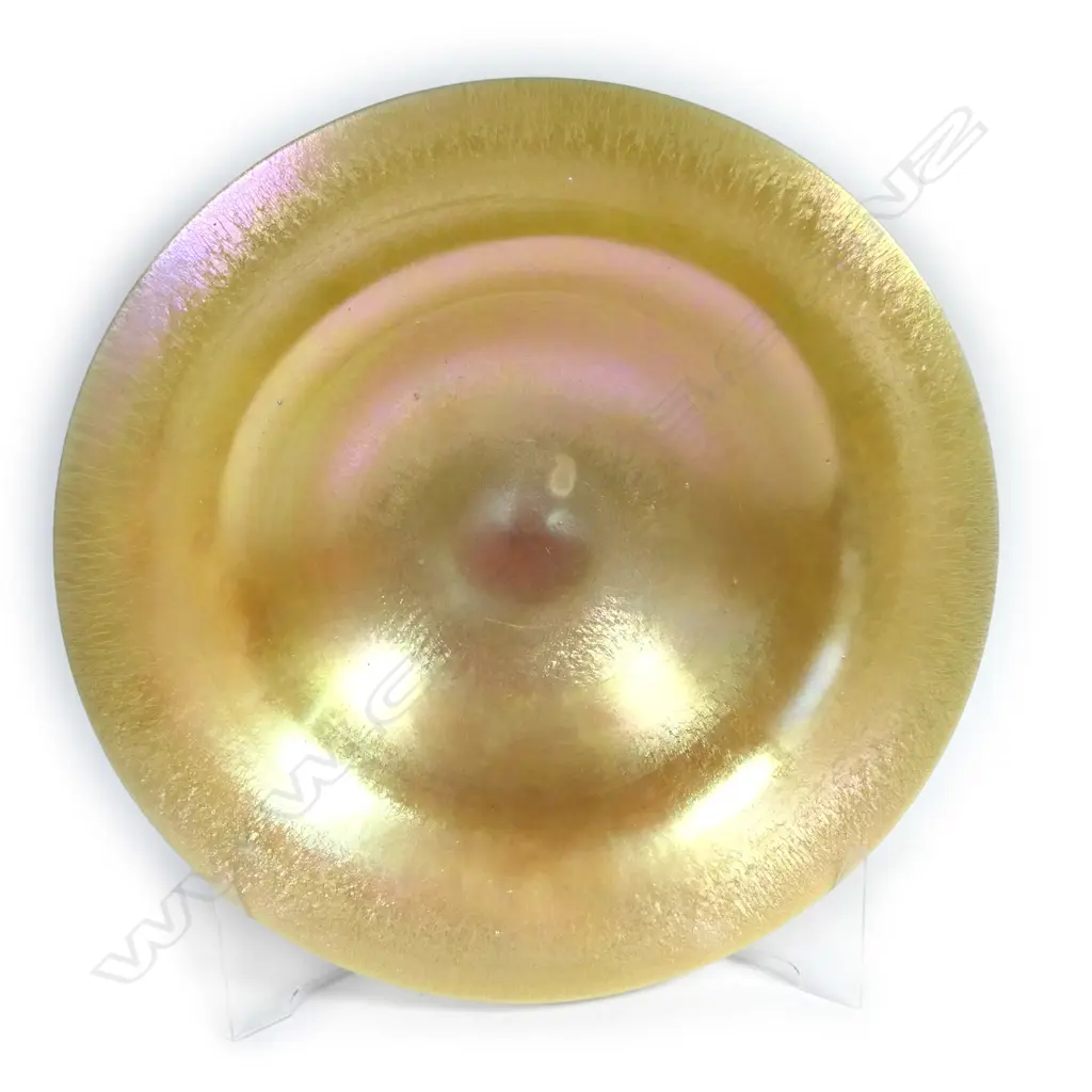 A Steuben Aurene Iridescent flared bowl Image 1++
