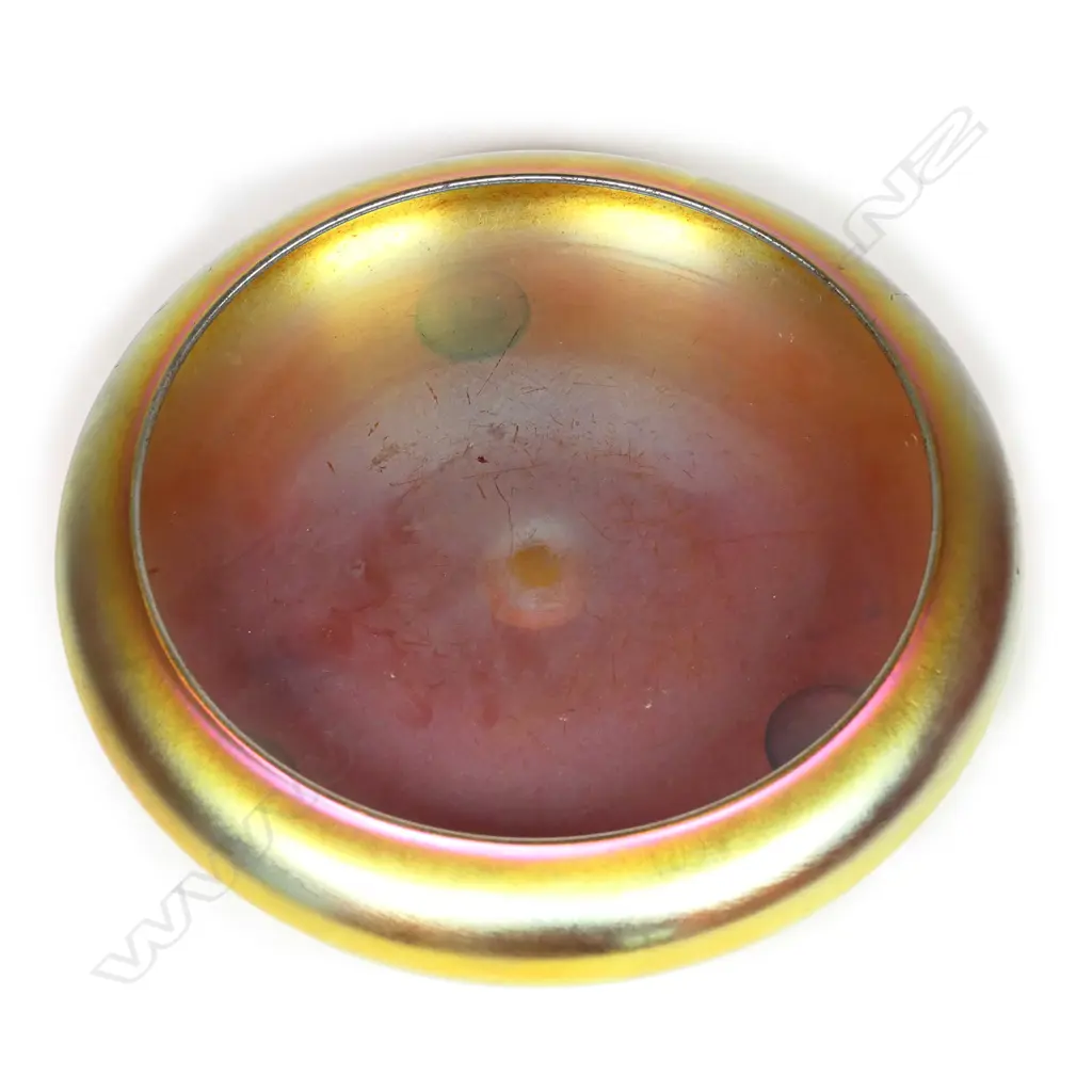 A Steuben Aurene Iridescent glass bowl Image 1++