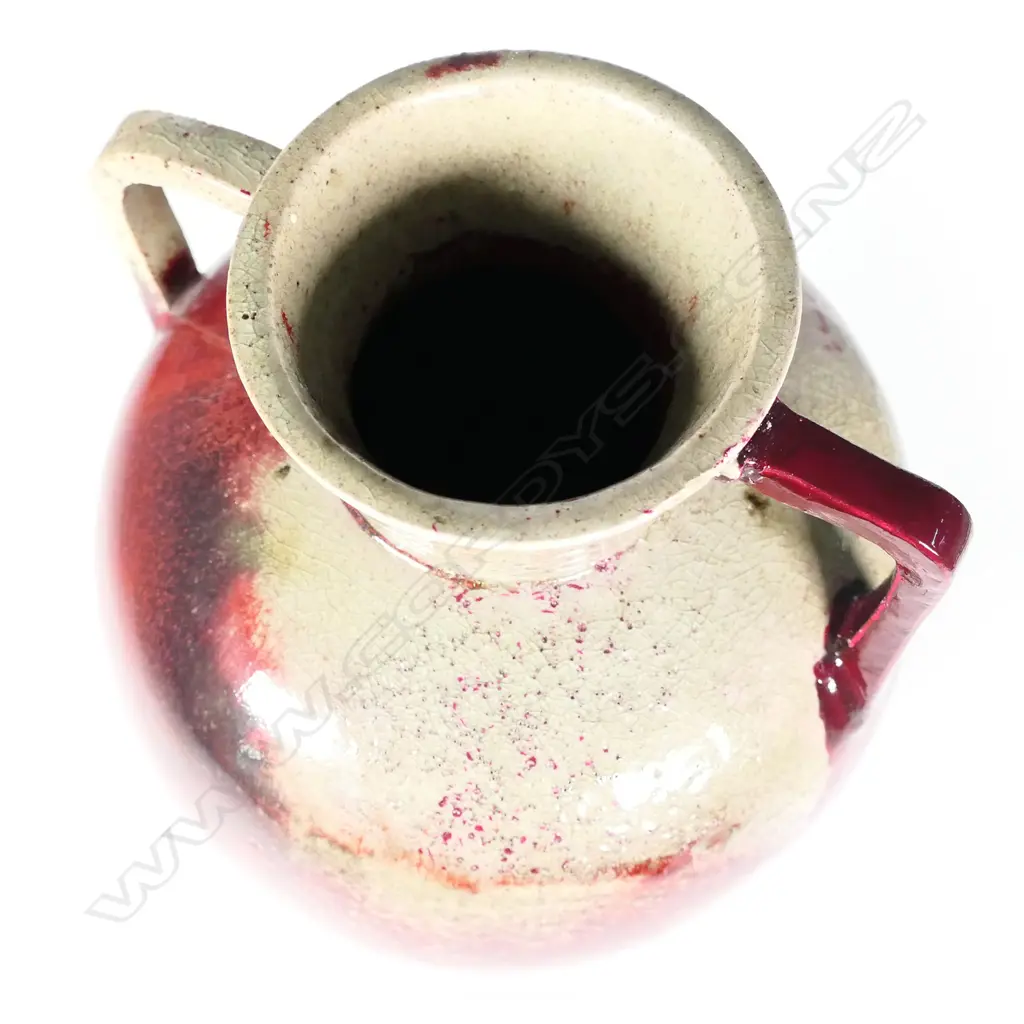 A c.1900 Bernard Moore flambé glaze vase Image 1++