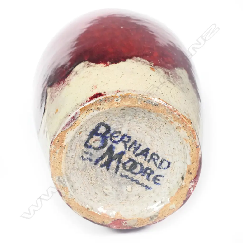 A c.1900 Bernard Moore flambé glaze vase Image 1++