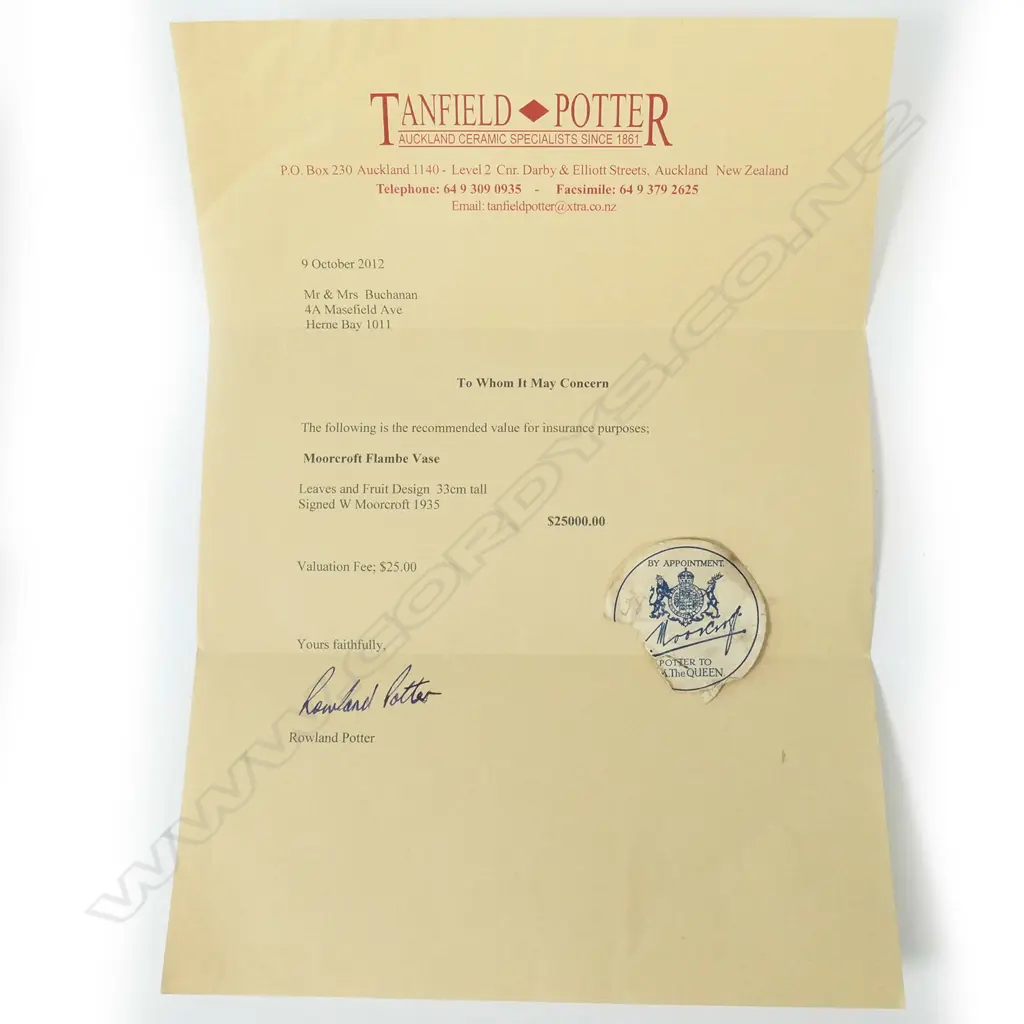 An impressive William Moorcroft flambe vase Image 1++