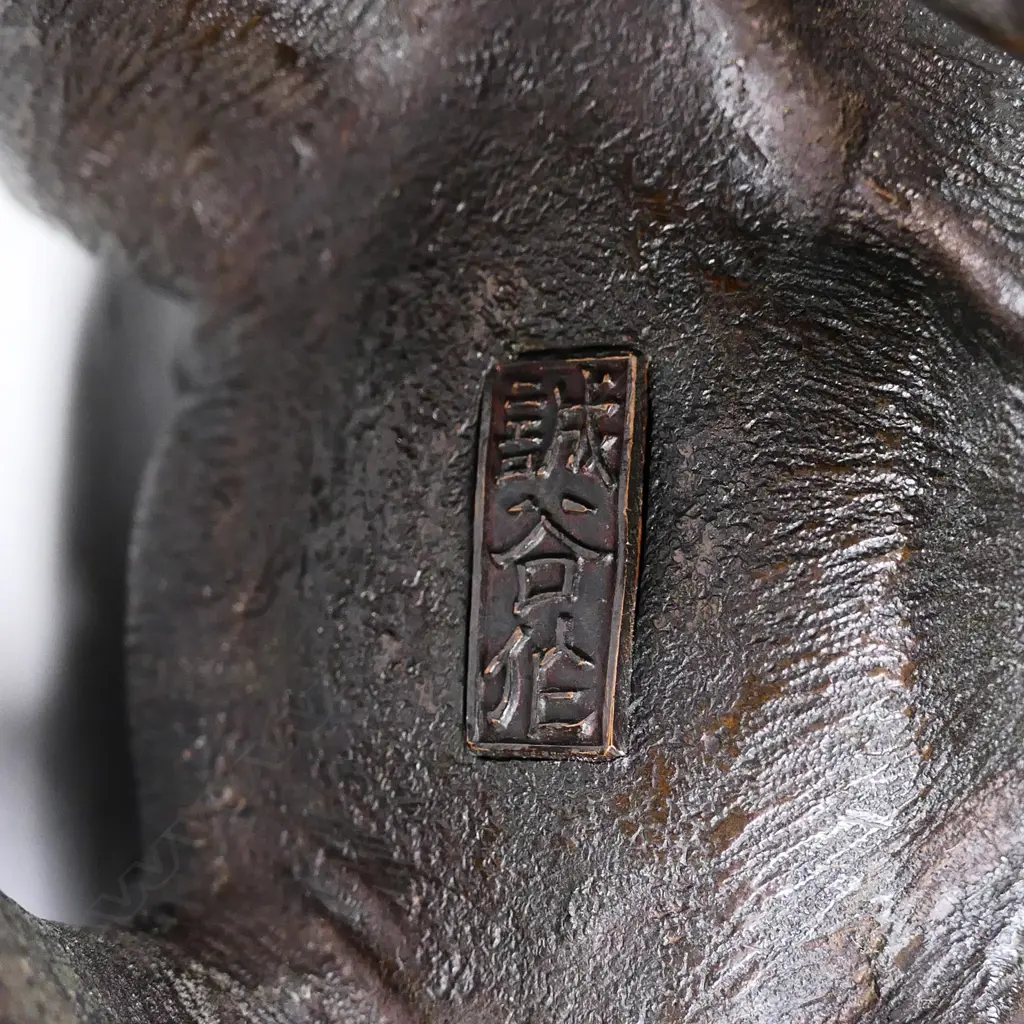 A Japanese Meiji period bronze figure Image 1++