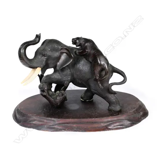 A Japanese Meiji period bronze figure