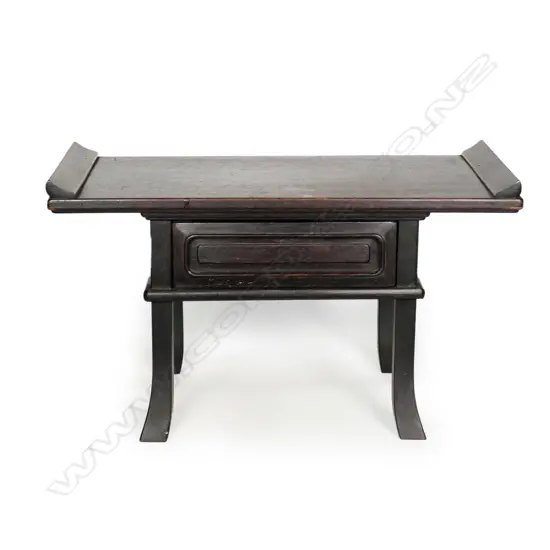 An old Japanese rosewood small display table