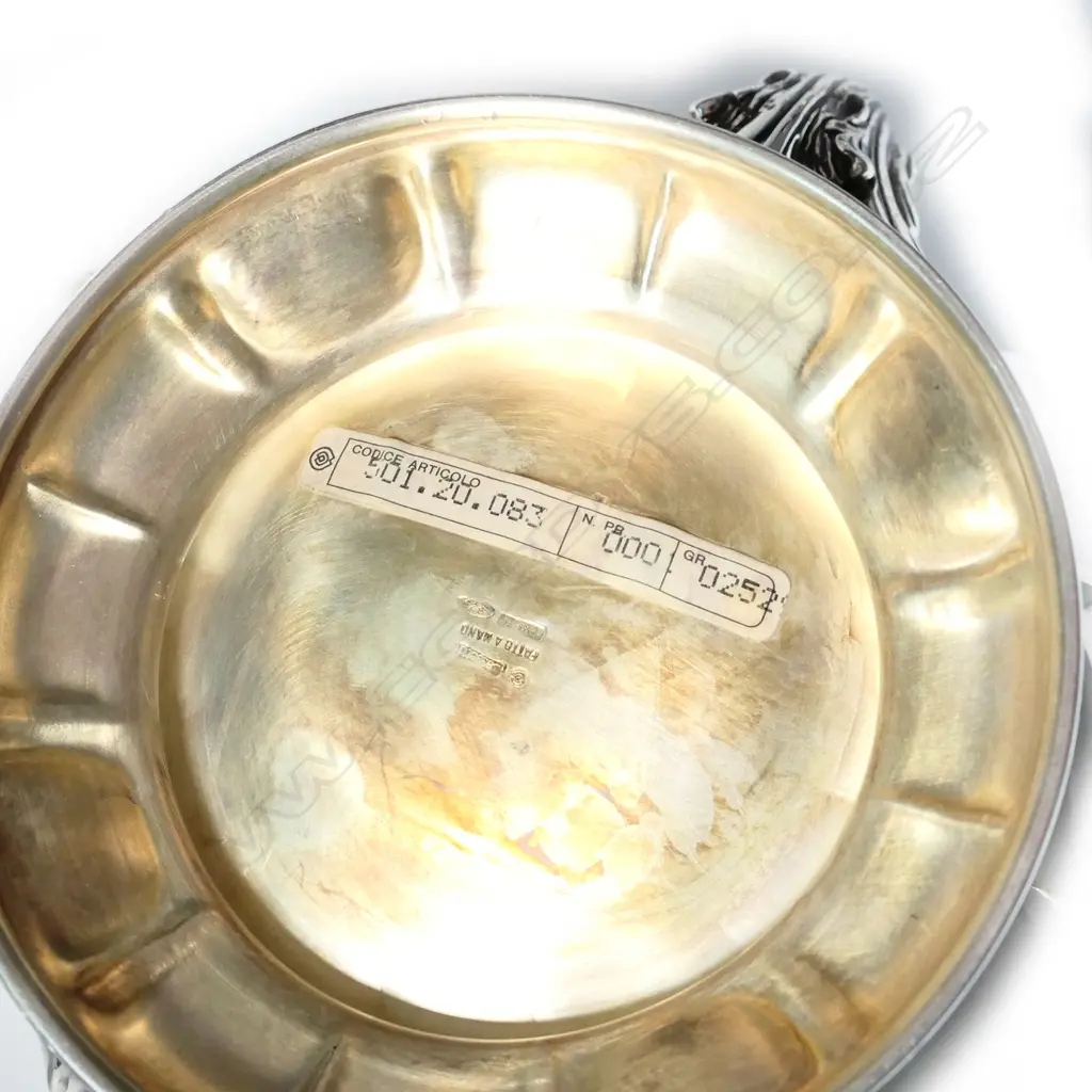 An Italian sterling silver spirit kettle on stand Image 1++