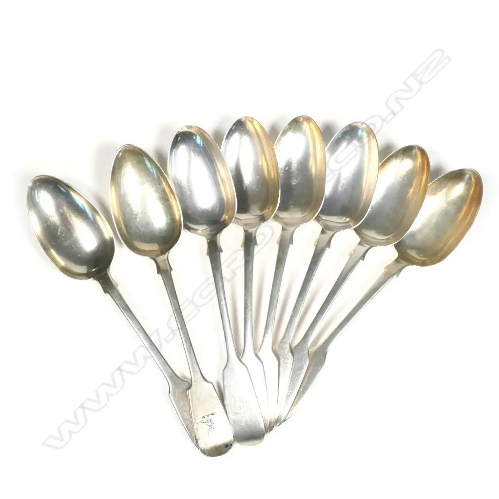Six plus two silver tablespoons Image 1++