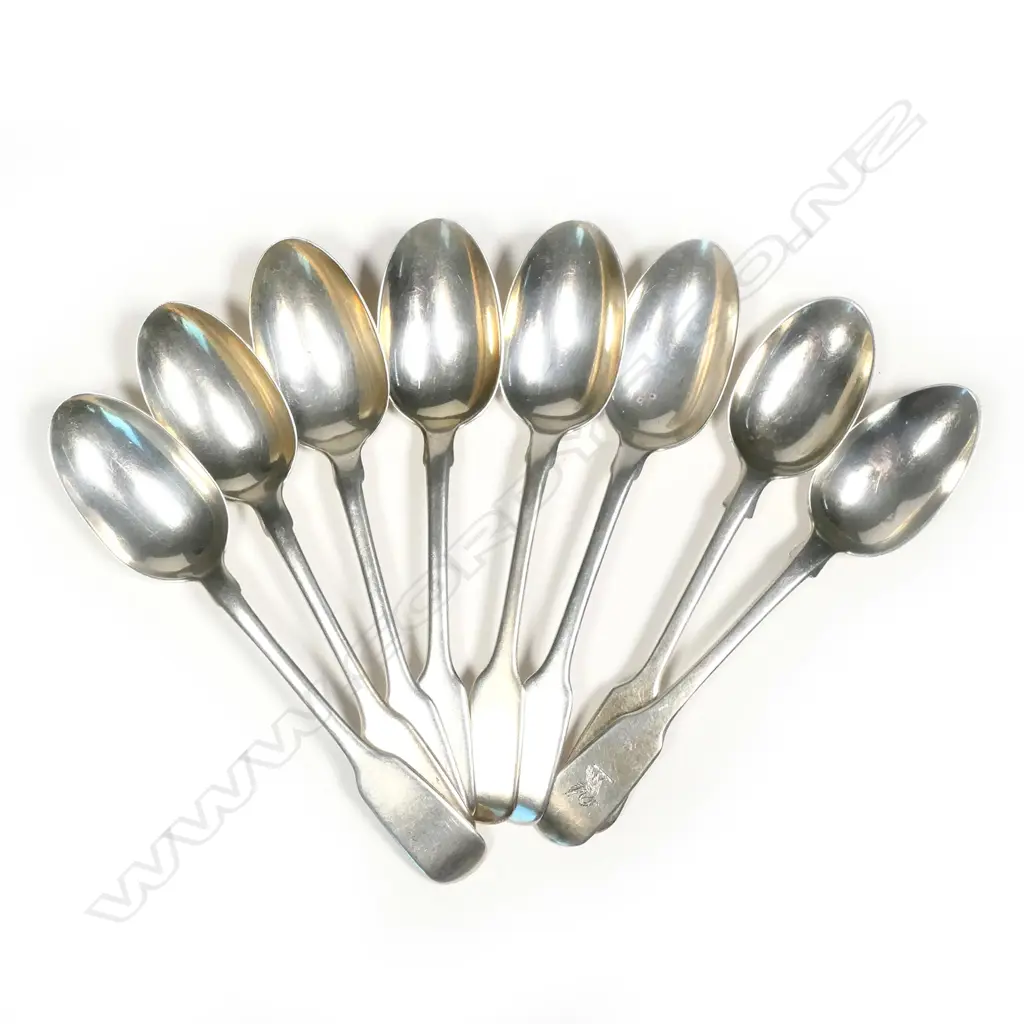 Six plus two silver teaspoons Image 1++