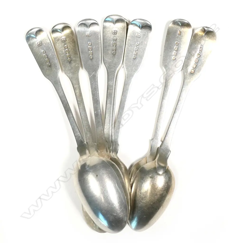 Six plus two silver teaspoons Image 1++