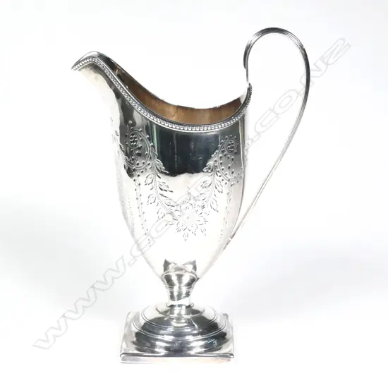 A George III silver cream jug